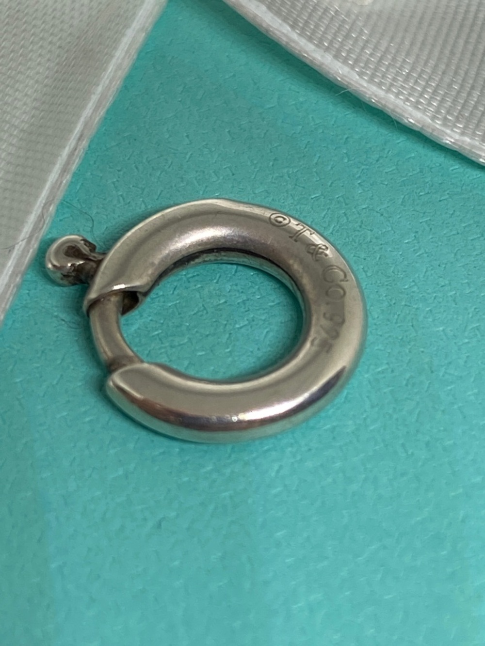 Tiffany & Co. Round Spring Ring Clasping ring  Charm Connector - Picture 2 of 3